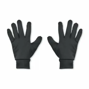 Guantes deportivos táctiles promocionales de poliéster Lesport